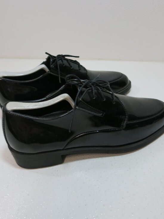 Pronto-Uomo Patent Leather Dress Oxfords Men\'s Comfort Dress Footwear Sz 8.5 D main image 7